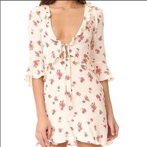 FOR LOVE & LEMONS CHERRY MINI DRESS - NEVER WORN!!